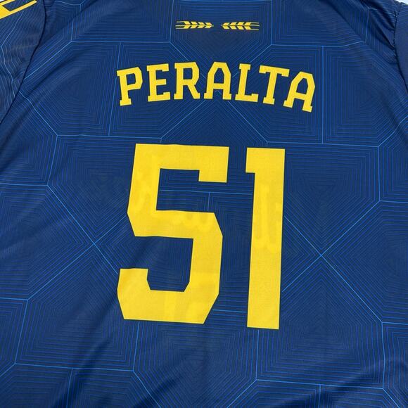 2024 Men's MLB Milwaukee Brewers Freddy Peralta 51 SGA Soccer Jersey Shirt Sz M - Picture 5 of 6